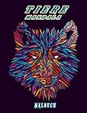  Tiere Mandala Malbuch: Mandala Ausruhen für Erwachsene und Kinder, Färbung Anti-Stress; Mandalas zum Ausmalen. Malvorlagen Tiere