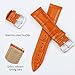 BINLUN Genuine Leather Watch Bands Women Men Quick Release Leather Watch Straps Replacement with 12 Colors Option (10mm, 12mm, 14mm, 15mm, 16mm, 17mm, 18mm, 19mm, 20mm, 21mm, 22mm, 23mm)