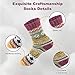 LKV 5 Pairs Wool Socks for Women - Cute Funny Fuzzy Warm Cozy Colorful Crew Socks for Women Men Fall Winter Christmas Stocking Stuffers Gifts Socks Knit