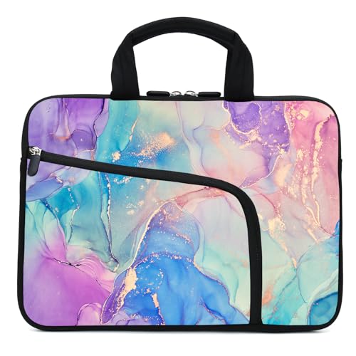 Funda para portátil de 12 pulgadas con asa y bolsillo frontal miniatura 4
