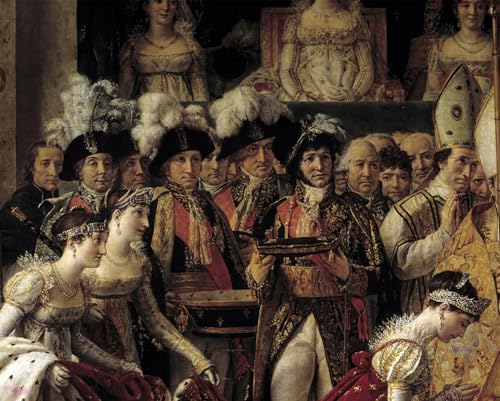 Tableaux de Napoléon et Joséphine par David, impression d'art musée 60x90cm