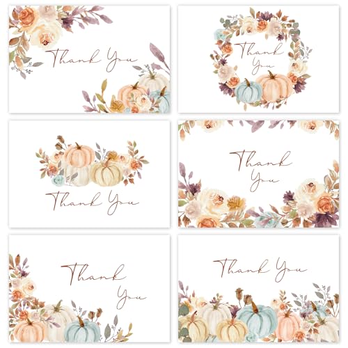 Cartes d'automne Whaline pour sublimer votre décoration de table et messages de Thanksgiving