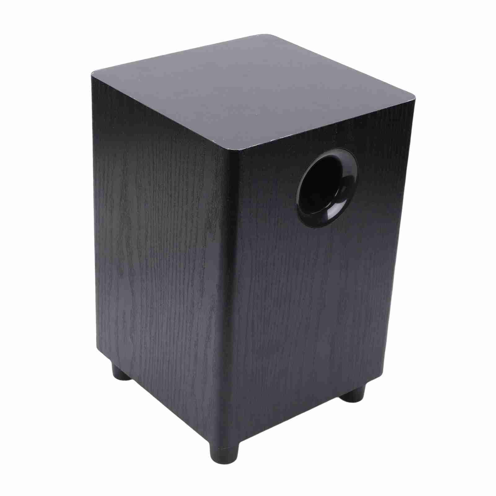 Subwoofer Pasivo de 6,5 Pulgadas y 100 W, Altavoz de Graves Profundos Independiente con Carcasa de MDF, Efecto de Reflexión en el Suelo para Audio Doméstico