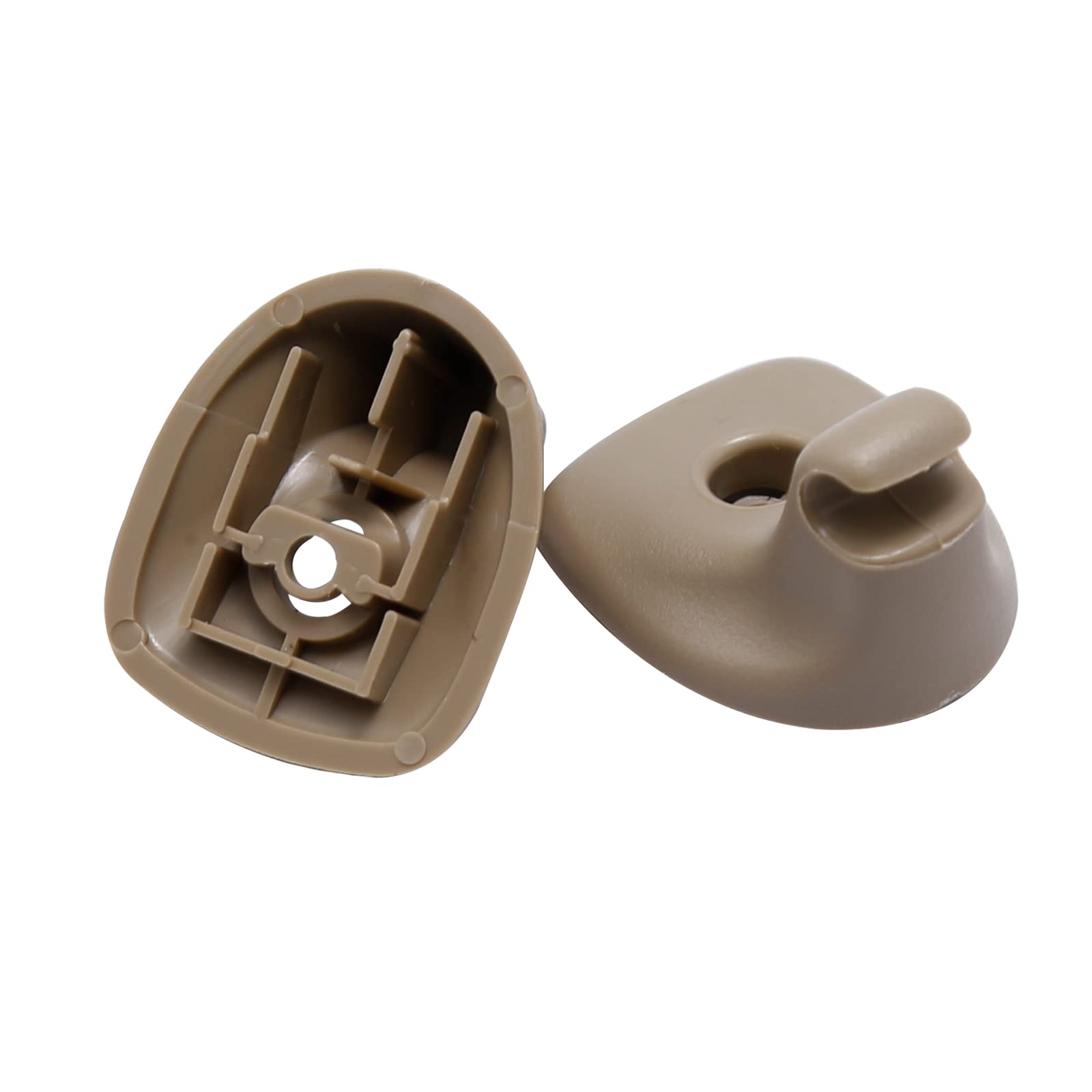 2PCS Sun Visor Support Retainer Clip Replacement for 2011-2014 Dodge Avenger 1GW25HL1AA Replacement for 2011-2015 Chrysler 200 Sun Visor Retainer Clip (Beige)