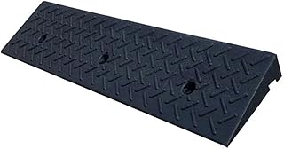 Driveway Ramp for Curb, Heavy Duty Kerb Ramps, Portable Threshold Ramps with Stable Grid Structure, Shed Ramps for Loading Dock Bike Vehicle Warehouse Sidewalk Wheelchair