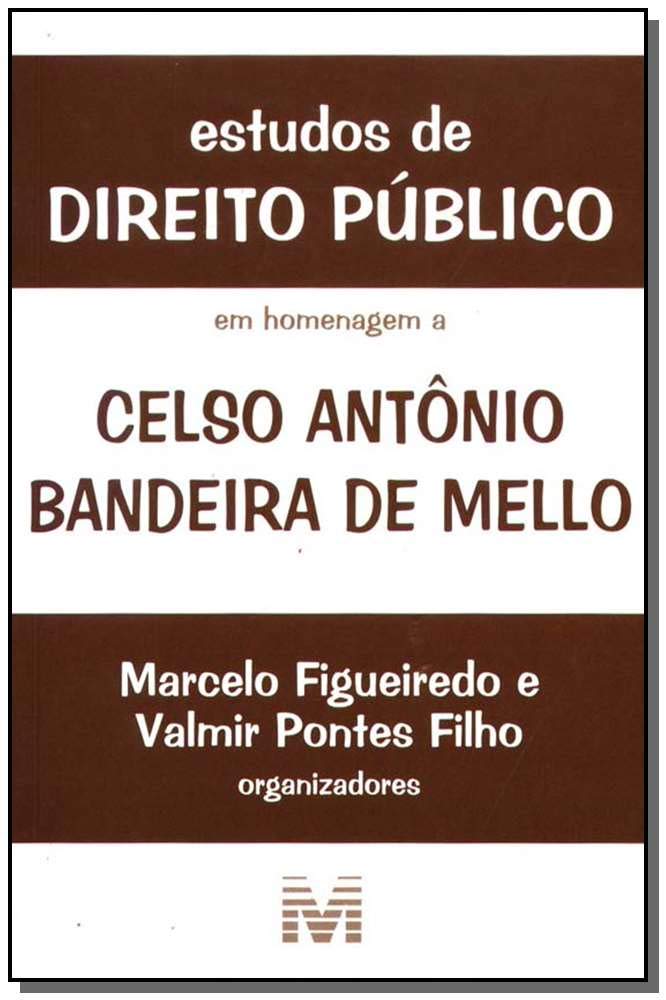 Capa de Estudos de direito público: em homenagem a Celso Antônio Bandeira de Mello