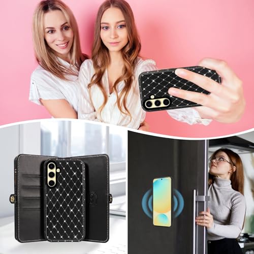 Coque Samsung S24 FE antichoc avec protège-écran et rangement