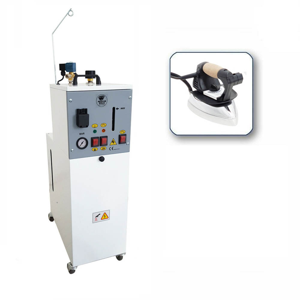 EOLO Ferro da Stiro GVK5 TOP RA V5 a Caldaia Professionale Ricarica Automatica Stiro Verticale per Abiti Stiratura e Pulizia Made in Italy Garanzia 5 Anni A++