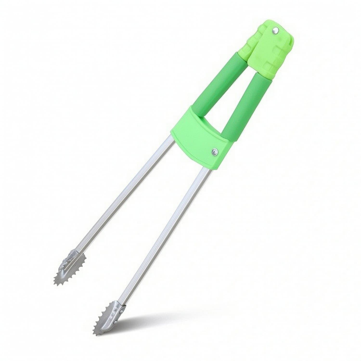 Anti-Slip Reacher Grabber Tool Easy-Grip Trash Picker Upper Ergonomic Trash Picker Lightweight for Seniors, Janitors, Yard Work, Green Iron Head 52CM-image-39