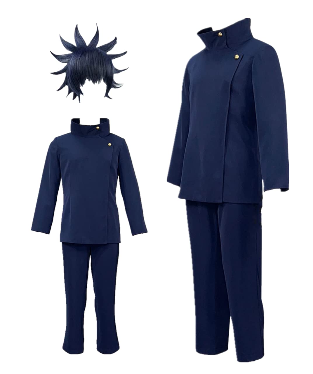 US size Komiks Fushiguro Megumi Cosplay Kostiumy Męski garnitur imprezowy