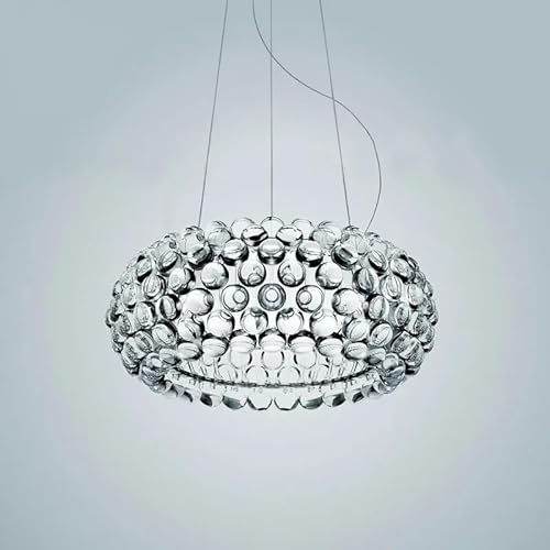 Lampadario, Moderne lampade a sospensione in acrilico RS7, lampada da sala pranzo Foscarini Caboche Dia35/50/65CM, a in oro trasparente(Medium Amber,Cool white)