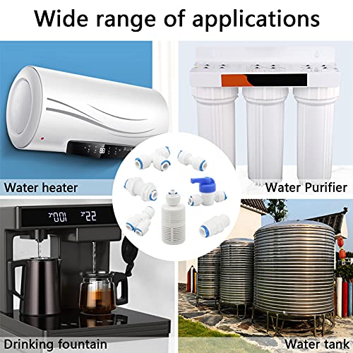 Manguera de tubo de 10 metros con conectores rápidos para purificadores de agua RO de cocina 6