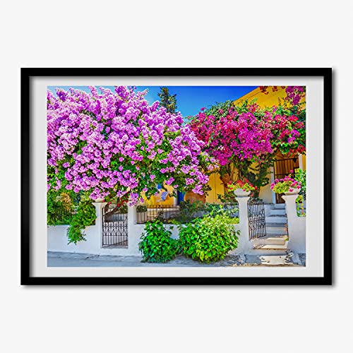 Peinture 70x50 cm Tulup Cadre en Bois Décoratif pour un Salon Lumineux
