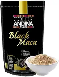 Maca Peruana Preta em Pó 100% Pura Color Andina 100g