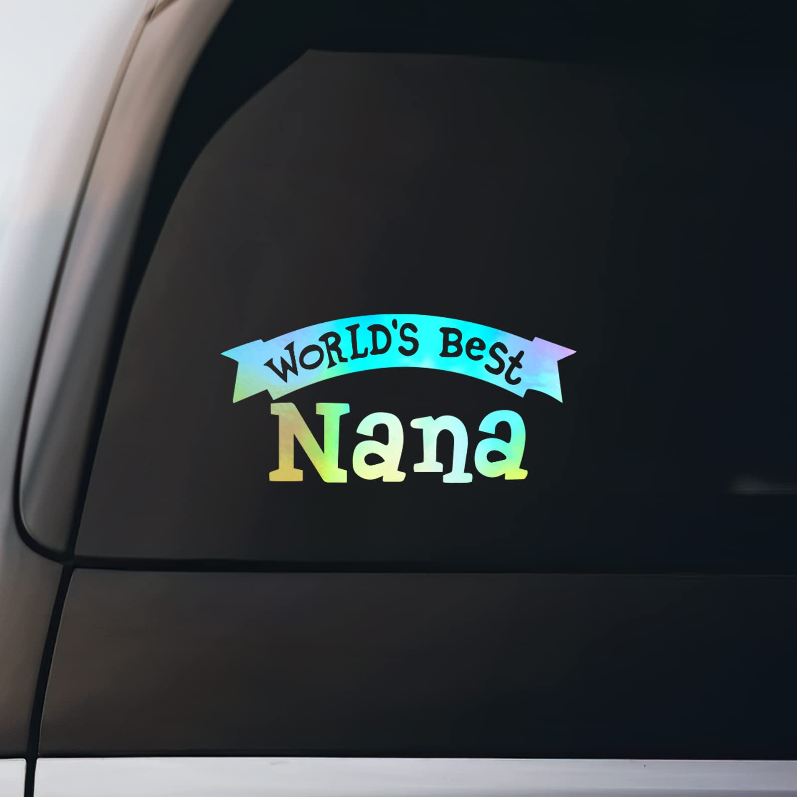Autocollant World's Best Nana sticker vinyle voiture pc portable