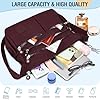 TEUEN Crossbody Bag Damen Große Kapazität Wasserdicht Nylon Umhängetasche Damen Mittelgroß, Casual Handtasche & Leichte Schultertasche Gross Messenger Bag mit Vielen Fächern #3