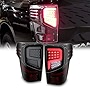 AKKON - For 2016-2022 Nissan Titan Light Tube Premium Tail Lamps Assemblies - Black Smoke Housing
