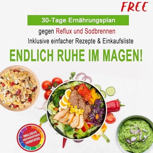 UKKO Reflux Teemischung, Natürliche Premium Kräutertee lose gegen Sodbrennen Säure Reflux, Magen Darmtee für verdauung, Magen Balance Basentee, Anti-Inflammatory, 80g, Glutenfrei, Vegan, Made In EU