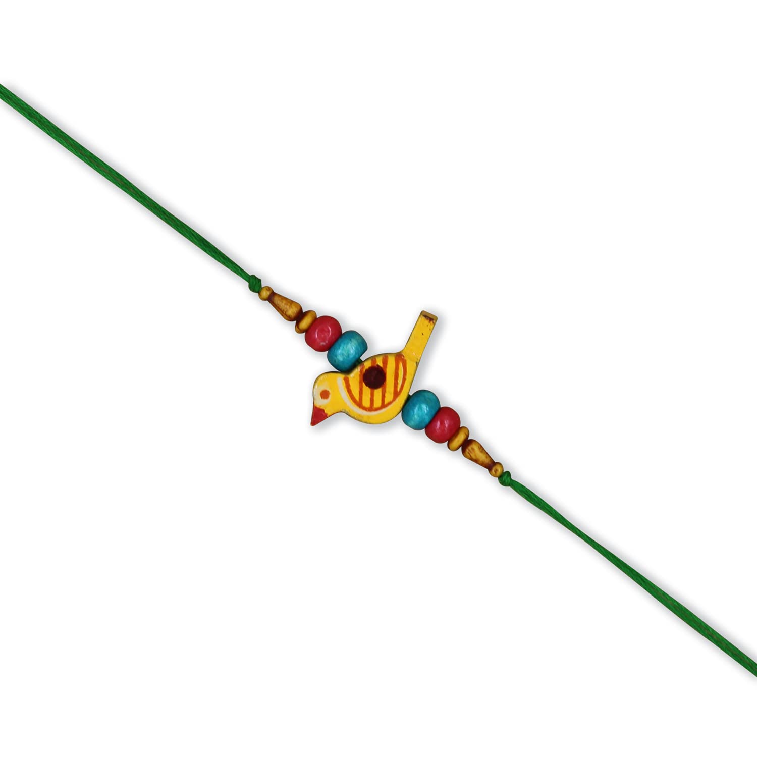 Prapti Handicrafts Wooden Sparrow Bird Beads Handmade Rakhi for Brothers/Boys Pack of 1 (B07VSNC36L) Amazon Price History, Amazon Price Tracker