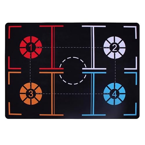 2mm Basketball Training Mat with Point Reminder, 30x42in Basketball Agility