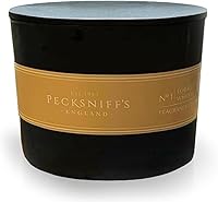 Vista 40 de Pecksniffs - Vela perfumada clásica blanca con 1 mecha, pomelo y cítrico, velas de lujo elegantes de vidrio - 6.49 onzas