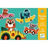 Djeco- Educativos Puzzle Duo Bólidos (38148)