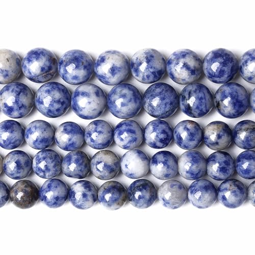 6MM 58PCS Sodalite Natural Stone Spacer Loose Beads for Jewelry Making DIY Bracelet
