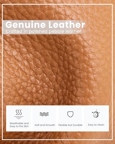 befen Brown Genuine Leather Crossbody