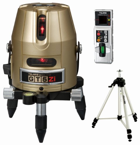タジマ(Tajima) レーザー墨出し器 GT5Zi 受光器・三脚セット 矩十字・横 GT5Z-ISET