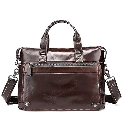 Mens Crossbody Messenger Bags Men's Leather Handbag Waterproof Messenger Business Bags for Work Business