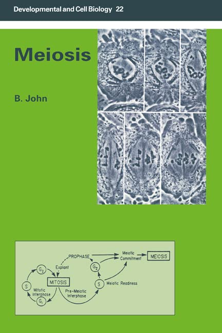 Meiosis (Developmental and Cell Biology Series)