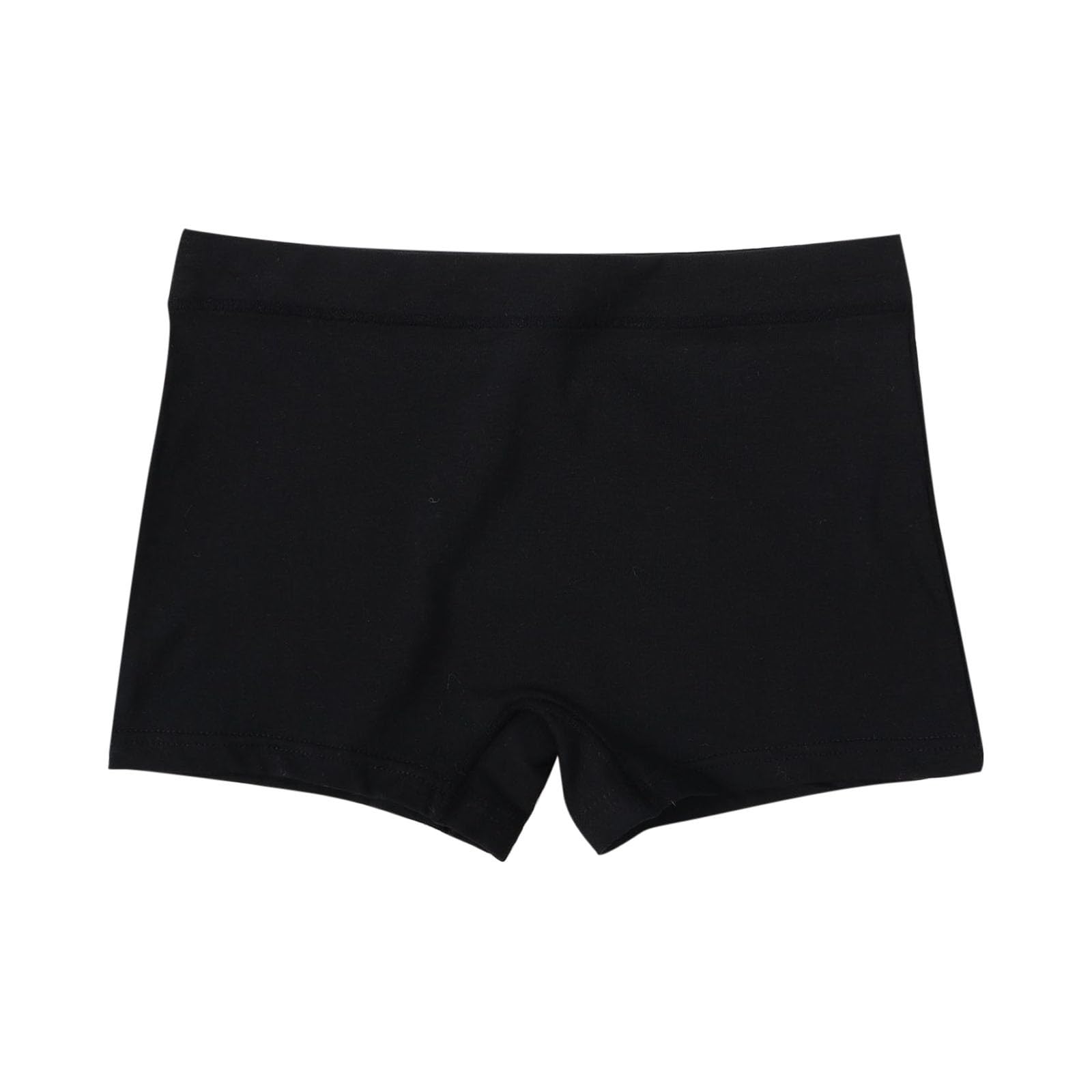 6-13 Girls Student Underwear Kids Mid Waist Flat Angle Casual Solid Color Four Cornered Briefs Base Shorts