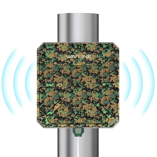 Image of WAVLINK AX3000 Outdoor WiFi Extender White with Camo