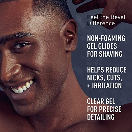 Bevel Essentials Clear Shave Gel For Men, Clear Shave Gel For Precise Detailing And Edging With Aloe Vera And Cucumber Extract To Soothe Skin And Prevent Razor Bumps, Fathers Day Gifts, 4 Fl Oz #TOP1