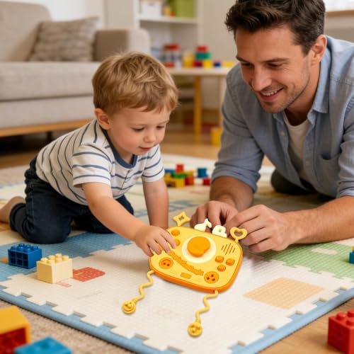 Tableau d'activités en silicone robuste et puzzle sensoriel - 3