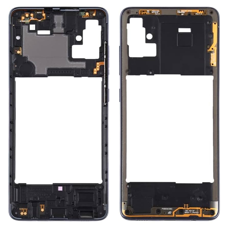 Amazon.com: for Galaxy A51 Middle Frame Bezel Plate (Black