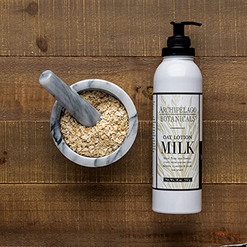 Archipelago Botanicals Oat Milk Lotion | Nurturing, Soothing Daily Body Lotion | Free From Parabens, Phthalates and GMOs (18 oz) - Thumbnail 3