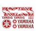 Team Grafik Radaufkleber Helm Reservoir Rim Zubehör Mordguard Verkleidung Motorradaufkleber für Yamaha Raptor 90 250 350 450 700 750 Motocross Aufkleber (Color : 3)