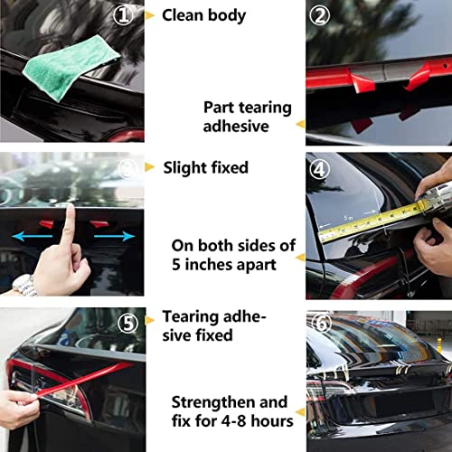 MAGII Auto Spoiler Posteriore per Porsche Carrera