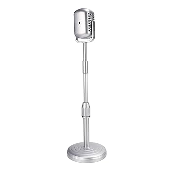 UNI-PEX　スペースエイジ　レトロ　スタンドマイク　日本製 Amazon | レトロなマイクスタンド マイクプロップ付き オールド