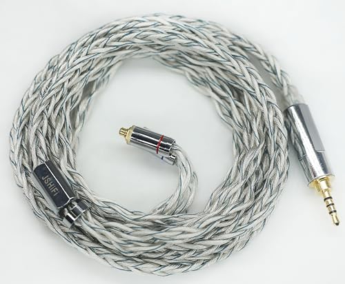 Amazon | 【JSHiFi-Zeus】MMCX2.5mmリケーブル 単結晶銅銀メッキMMCX
