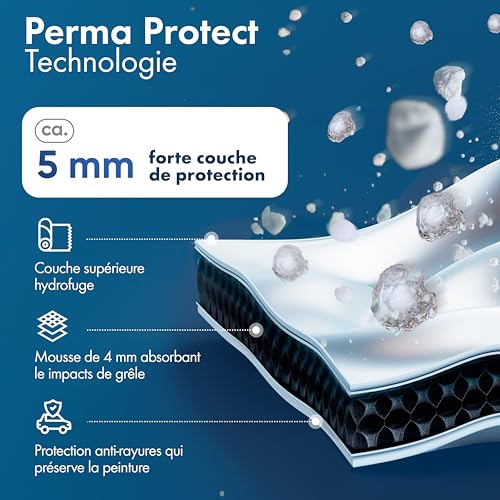 Bâche antigrêle camionnette avec housse protectrice imperméable extérieure