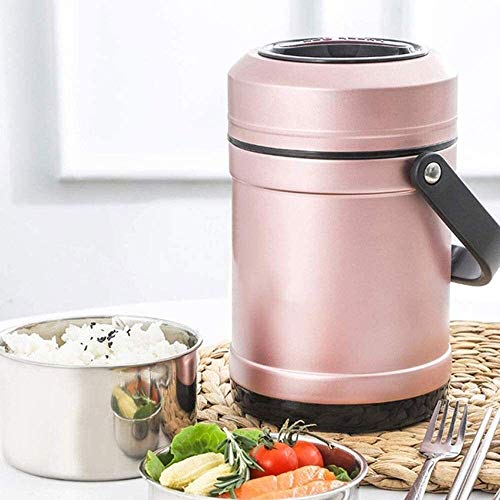 Cffdoifanh Bento Box, Stainless Steel Insulated Food Container With Handle, Vacuum Thermal Food Flask, Double Walled Lunch Box For School Travel Camping Hiking,Bento-Styled Lunch Solution Offers Durab #TOP10