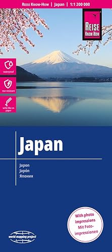 Reise Know-How Landkarte Japan (1:1.200.000): reiß- und wasserfest (world mapping project)