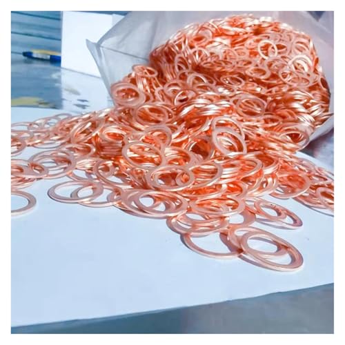 Joint d'espacement cuivre haute résistance M14x18x1 de 30pcs