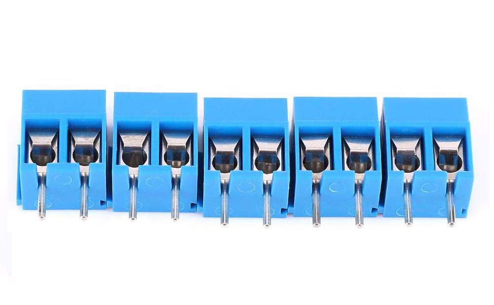 50pcs 2Pin 5.0mm Circuit Board Terminal Terminal Block Circuit Board