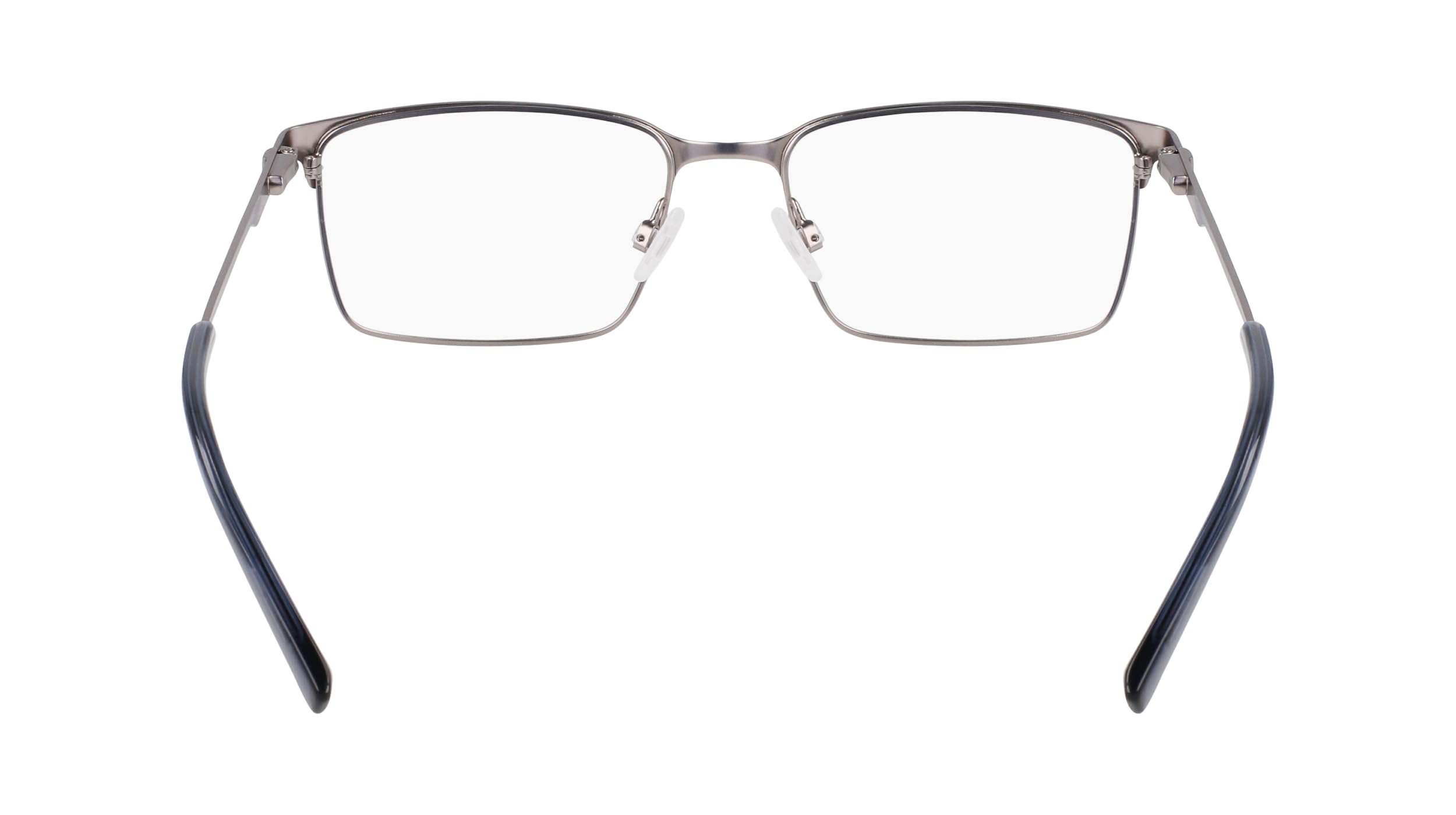NAUTICA Brille mit Sehstärke für Herren optional mit Sonnenbrillentönung oder Blaulichtfilter, Rechteckig, gefertigt aus Metall, Modell: N7341 (inklusive Brillenetui)