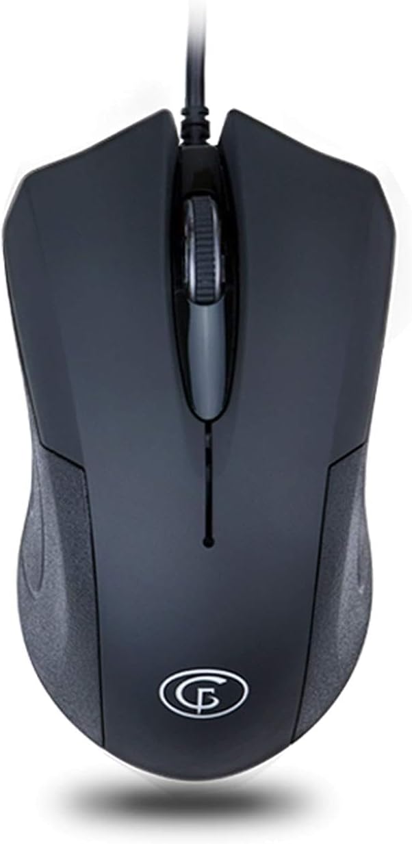 Gofreetech GFT-M008 Wired Optical Mouse, Black