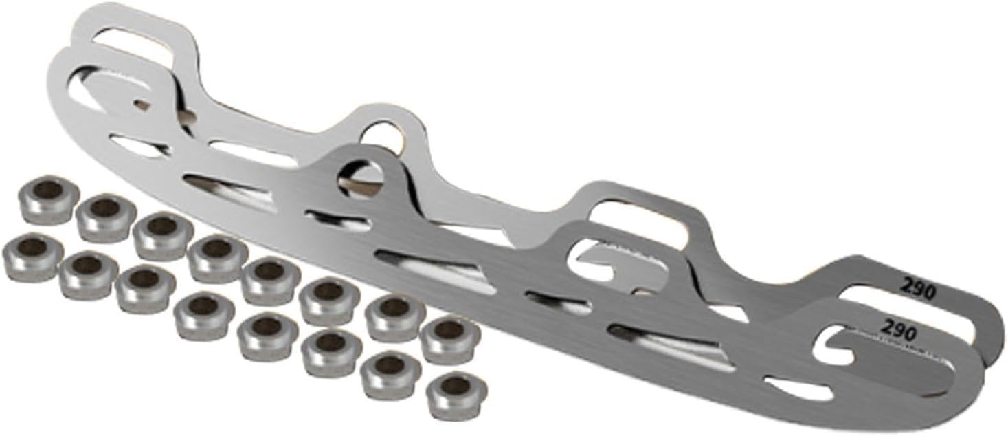 2-piece Ice Skating Accessory Set, Versatile, Easy Assembly, Stainless Steel Replacement for Inline Skates And Ice Hockey
