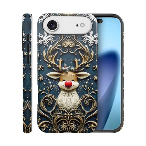 Coque compatible avec P19JL Air protectrice rigide hybride 2 couches Noël